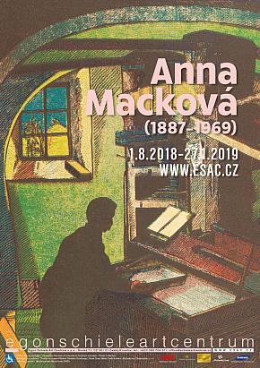 Anna Macková (1887-1969) - Pohled ženy, Egon Schiele Art Centrum Český Krumlov 2018